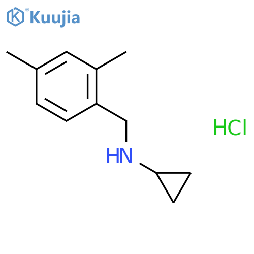 N-Cyclopropyl 2,4-dimethylbenzylamine Hydrochloride structure