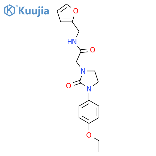 2-3-(4-ethoxyphenyl)-2-oxoimidazolidin-1-yl-N-(furan-2-yl)methylacetamide structure