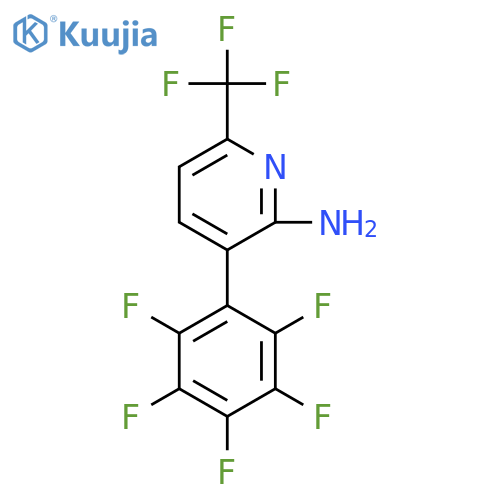 2-Amino-3-(perfluorophenyl)-6-(trifluoromethyl)pyridine structure