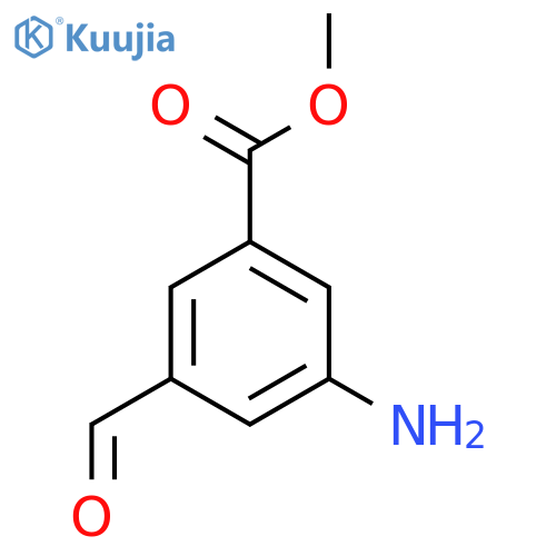 Methyl 3-amino-5-formylbenzoate structure