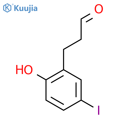 3-(2'-Hydroxy-5'-iodophenyl)propionaldehyde structure