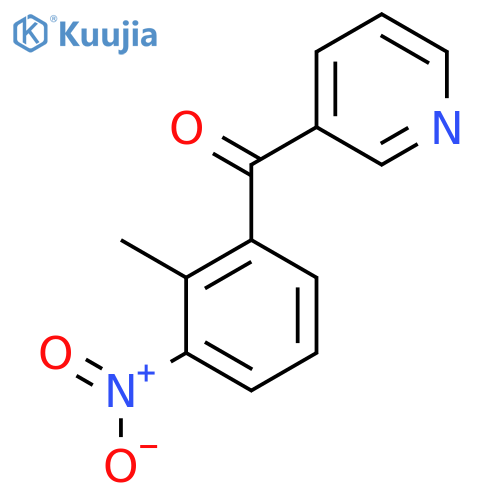 3-(2-Methyl-3-nitrobenzoyl)pyridine structure