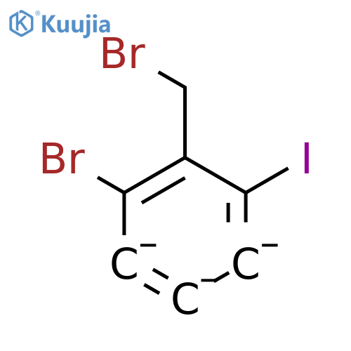 2-Bromo-6-iodobenzyl bromide structure