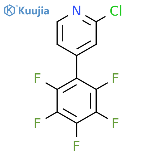 2-Chloro-4-(perfluorophenyl)pyridine structure