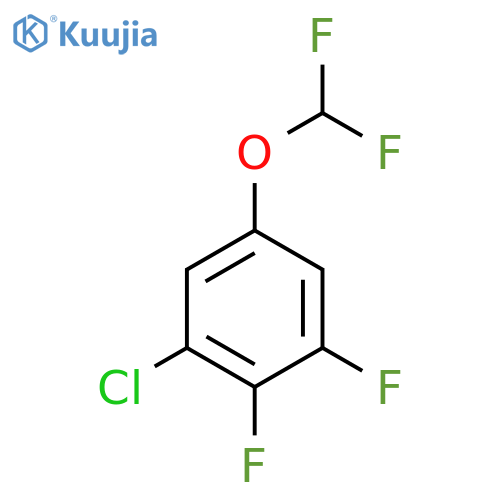 3-Chloro-4,5-difluoro(difluoromethoxy)benzene structure