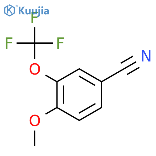 4-methoxy-3-(trifluoromethoxy)benzonitrile structure