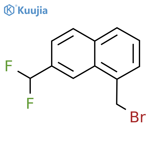 8-(Bromomethyl)-2-(difluoromethyl)naphthalene structure