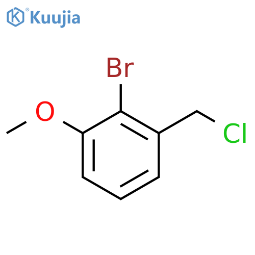2-Bromo-3-methoxybenzyl chloride structure