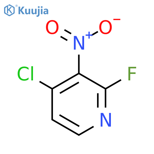4-Chloro-2-fluoro-3-nitropyridine structure