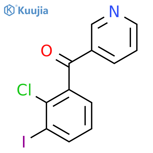 3-(2-Chloro-3-iodobenzoyl)pyridine structure