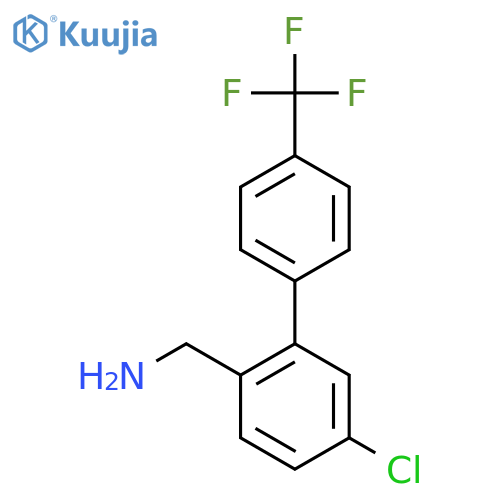 C-(5-Chloro-4'-(trifluoromethyl)biphenyl-2-yl)-methylamine structure