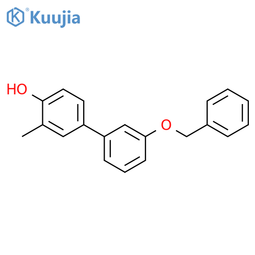 4-(3-Benzyloxyphenyl)-2-methylphenol structure
