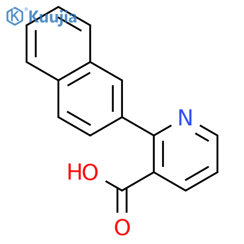 2-(Naphthalen-2-YL)nicotinic acid structure