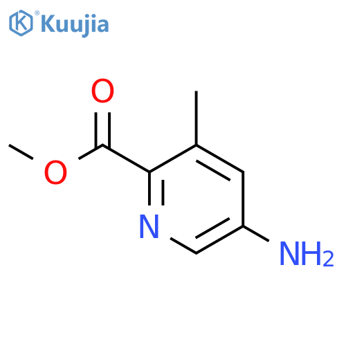 methyl 5-amino-3-methylpyridine-2-carboxylate structure