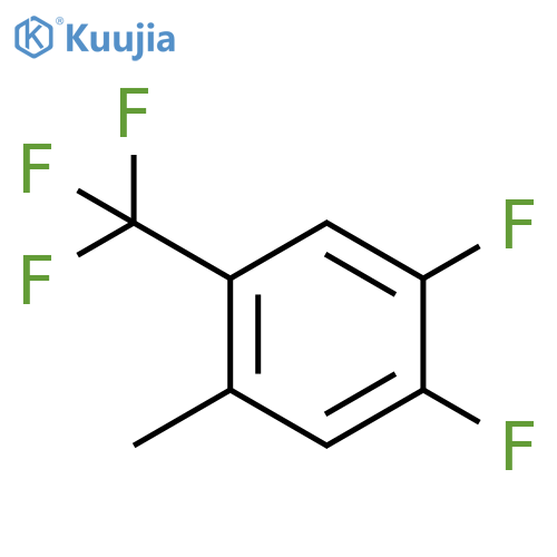 4,5-Difluoro-2-methylbenzotrifluoride structure