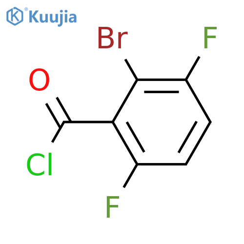 2-Bromo-3,6-difluorobenzoyl chloride structure