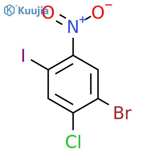 5-Bromo-4-chloro-2-iodonitrobenzene structure