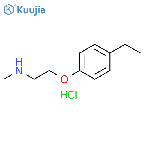 2-(4-Ethylphenoxy)ethylmethylamine Hydrochloride structure