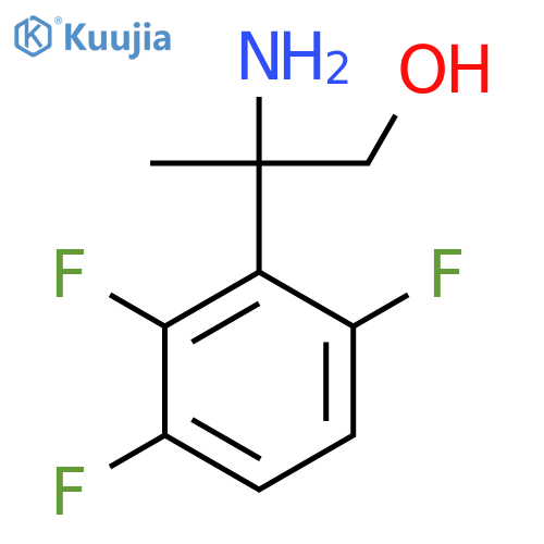 2-amino-2-(2,3,6-trifluorophenyl)propan-1-ol structure