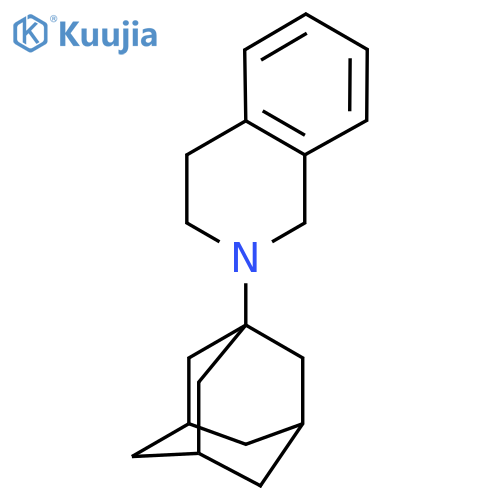 2-(1-Adamantyl)-1,2,3,4-tetrahydroisoquinoline hydrochloride structure