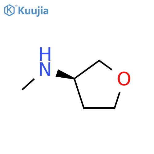 (3R)-N-methyloxolan-3-amine structure