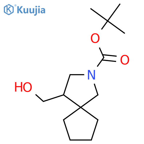 tert-butyl 4-(hydroxymethyl)-2-azaspiro[4.4]nonane-2-carboxylate structure