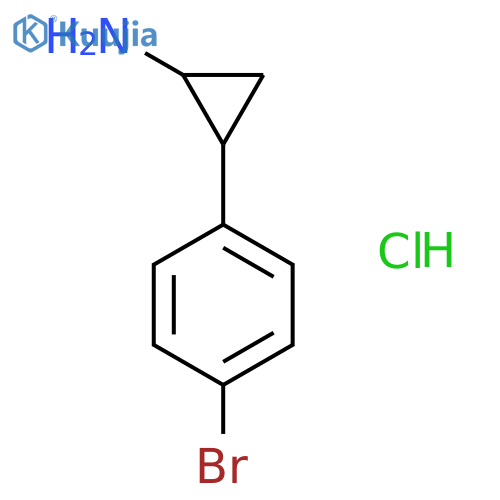 2-(4-Bromophenyl)Cyclopropanamine Hydrochloride structure