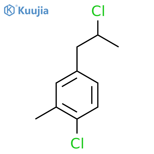 1-Chloro-4-(2-chloropropyl)-2-methylbenzene structure
