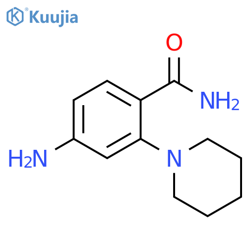 4-amino-2-(piperidin-1-yl)benzamide structure