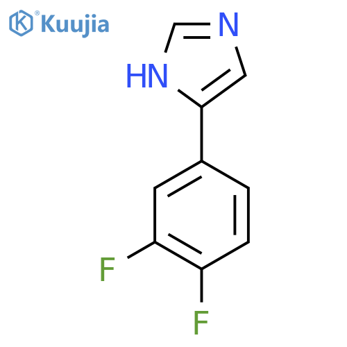 4-(3,4-difluorophenyl)-1H-imidazole structure