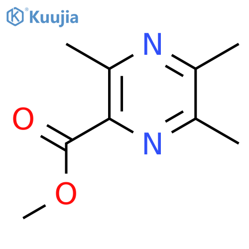Methyl 3,5,6-trimethylpyrazine-2-carboxylate structure