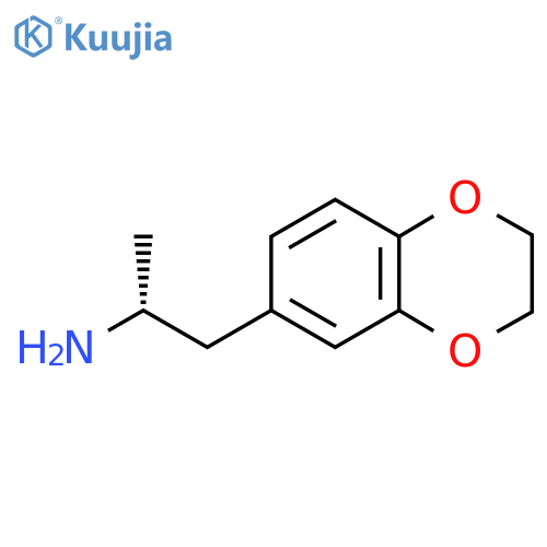 (2R)-1-(2,3-dihydro-1,4-benzodioxin-6-yl)propan-2-amine structure