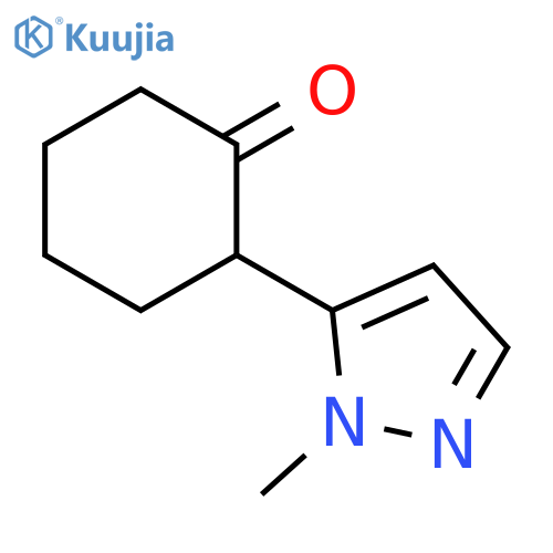 2-(1-methyl-1H-pyrazol-5-yl)cyclohexan-1-one structure
