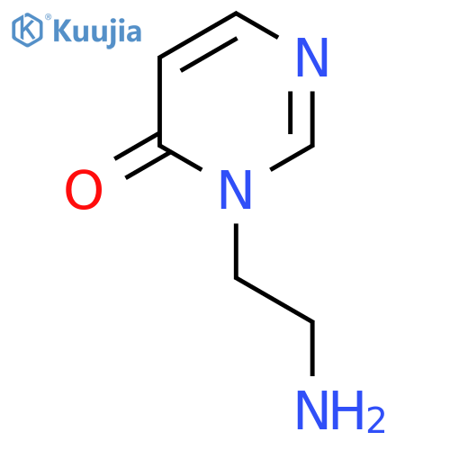 3-(2-aminoethyl)-3,4-dihydropyrimidin-4-one structure
