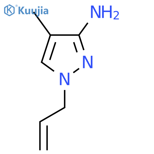 4-Methyl-1-prop-2-enylpyrazol-3-amine structure