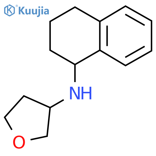 N-(1,2,3,4-Tetrahydronaphthalen-1-yl)oxolan-3-amine structure