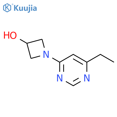 1-(6-ethylpyrimidin-4-yl)azetidin-3-ol structure
