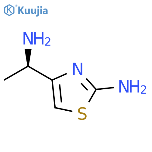 4-Thiazolemethanamine, 2-amino-α-methyl-, (αR)- structure
