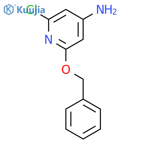 2-(Benzyloxy)-6-chloropyridin-4-amine structure