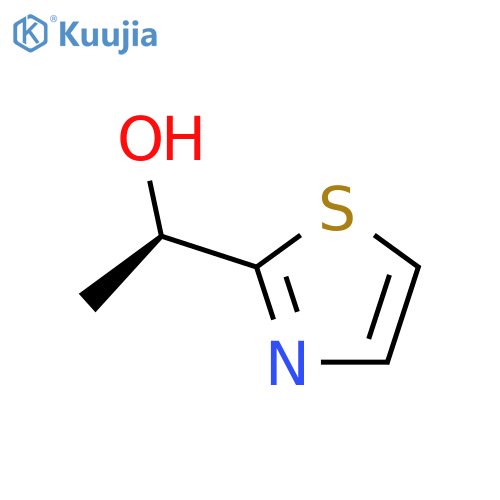(1R)-1-(1,3-thiazol-2-yl)ethan-1-ol structure