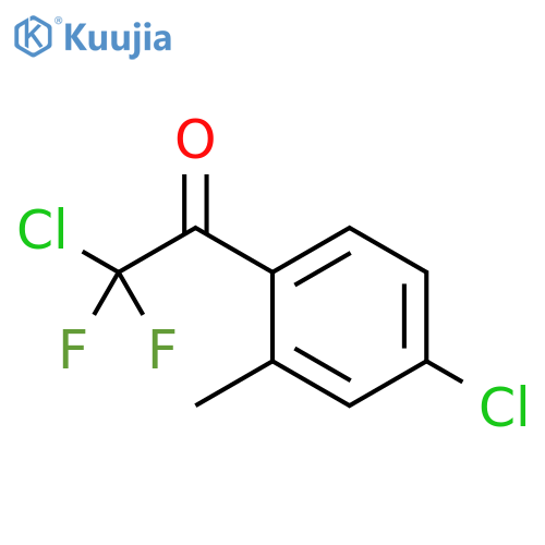 2-Chloro-1-(4-chloro-2-methylphenyl)-2,2-difluoroethanone structure