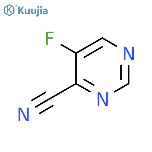 5-Fluoropyrimidine-4-carbonitrile structure
