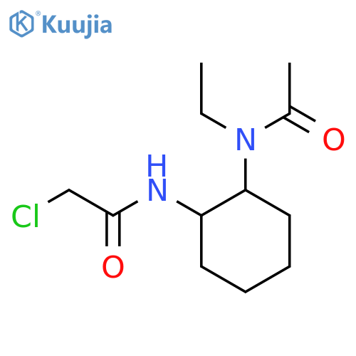 N-[2-(Acetyl-ethyl-amino)-cyclohexyl]-2-chloro-acetamide structure