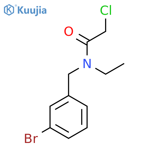 N-(3-Bromo-benzyl)-2-chloro-N-ethyl-acetamide structure