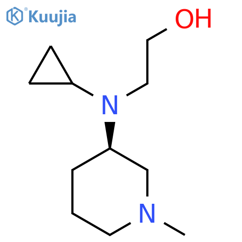 2-[Cyclopropyl-((R)-1-methyl-piperidin-3-yl)-amino]-ethanol structure