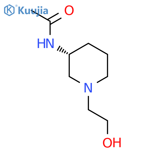N-[(R)-1-(2-Hydroxy-ethyl)-piperidin-3-yl]-acetamide structure