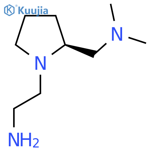 2-((S)-2-Dimethylaminomethyl-pyrrolidin-1-yl)-ethylamine structure