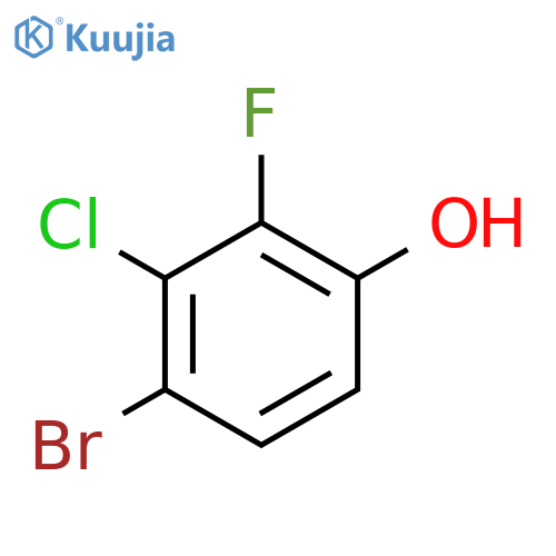 4-Bromo-3-chloro-2-fluorophenol structure