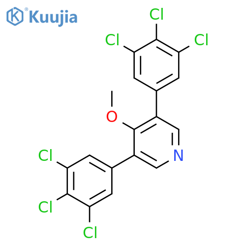 3,5-Bis(3,4,5-trichlorophenyl)-4-methoxypyridine structure
