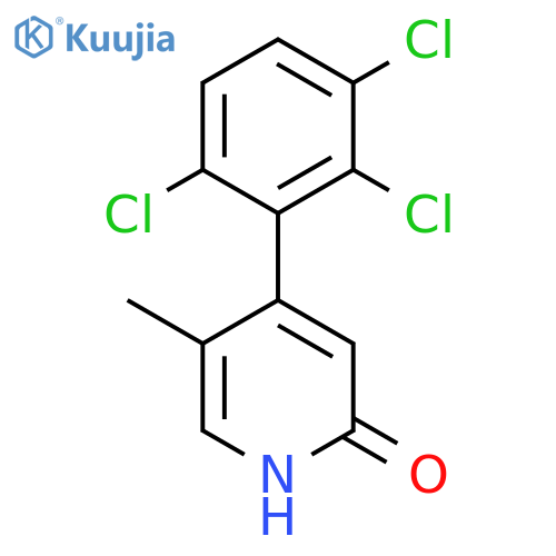 2-Hydroxy-5-methyl-4-(2,3,6-trichlorophenyl)pyridine structure
